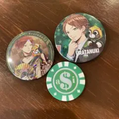 うらたぬき 浦島坂田船 デフォルメ 缶バッジ URASAKA KINGDOM - メルカリ