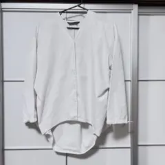 mizuiro ind ギャザー ブラウス ホワイト 日本製のサムネイル