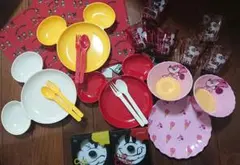 完売☆ディズニーグッズ　ミッキーミニー☆フランフラン 豆皿 ディズニーストア