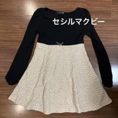 CECI McBEE 黒ベージュ チュニック 長袖