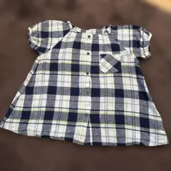 Noeil aime BeBe ノースリーブシャツ チェック柄
