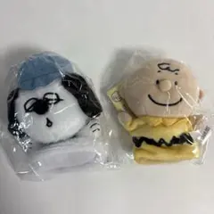 【新品】スヌーピー　チャーリーブラウン オラフ　パペットキーホルダー