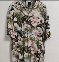 H&M アロハシャツ　花柄　Lサイズのサムネイル