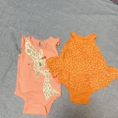 babygap GAP ロンパースとパンツ一体型ワンピ　2枚セット