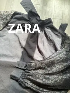 ♡ZARA リボン シースルーブラウス♡のサムネイル
