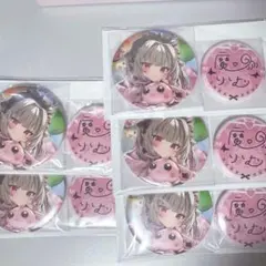 にじさんじ Cherry Cherish ハート型缶バッジ 椎名唯華 7個セット