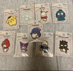 ダイソー サンリオ パイルワッペン　ワッペンシール　9点