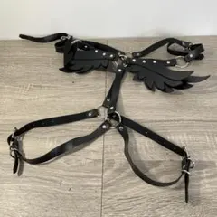 3F 極美品 ウィング レザー ハーネス ベルト 地雷系 量産型 ゴスロリ
