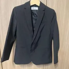 H&M ブラック ブレザー EUR 116 卒園式卒園児ジャケット黒