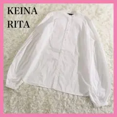 本日20時まで限定値下げ　KEINA RITA ケイナリタ　スカラップブラウス Drawer - KEINA RITA ケイナリタ スカラップブラウスの通販 by