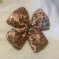 ディズニー　ミニー　リボン　豹柄　ヒョウ