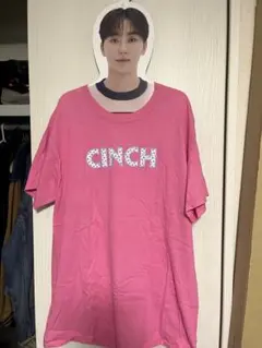 merry jenny CINCHロゴ ピンク 半袖Tシャツのサムネイル