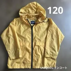 UNIQLO kid's ウィンドブレーカーレインコート イエロー 120のサムネイル