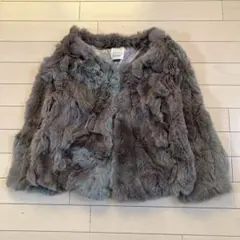 2.9 ナノユニバース レッキスラビットファージャケット ブラウンS