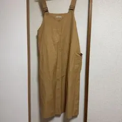 Samansa Mos2 ベージュ サロペット