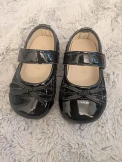 黒いリボン付きフォーマルシューズ13センチ