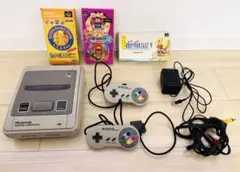 【通電確認済】スーパーファミコン　本体　ソフト3本セット