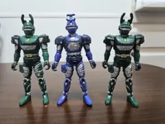ジースタッグ フィギュア 重甲ビーファイター クワガタ 当時物 メタル