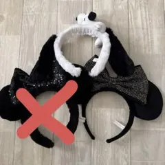 ディズニー 耳付きカチューシャ 3点セット