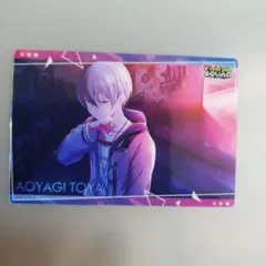 バンダイカード初音ミク　絶たれた絆　AOYAGI TOYA トレーディングカード