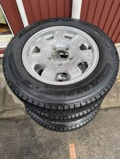 最終値下げジムニー JA11純正ホイール、DUNLOP スタッドレスタイヤ