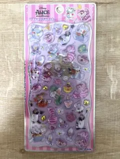 正規品　プチドロップステッカー　アリス　不思議の国のアリス　チェシャ猫