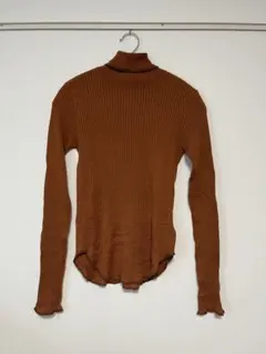 FREAK'S STORE タートルネックセーター オレンジ