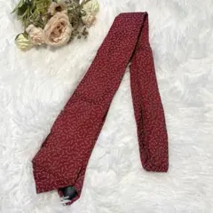 ★美品★ブルックスブラザーズ　ネクタイ　レッド　キャンディケイン柄