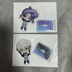 ブルーロック ラウンドワン フレフレアクリルスタンド 凪 玲王