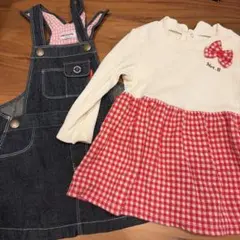 【お得なセット】80センチ相当⭐︎ミキハウスジャンパースカート他