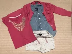 GAP、baby Gap女の子 4点セット まとめ売り