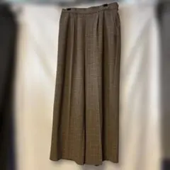 grove チェック柄 ワイドパンツ イージーパンツ
