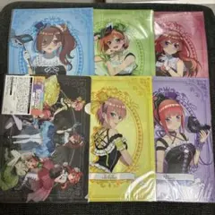 五等分の花嫁 ひこくじ どっちの私が好き？ クリアファイル&ステッカー 6種類
