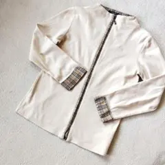 BURBERRY バーバリー ジップアップ　ブルゾン ベージュ　ノバチェック