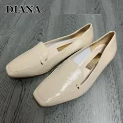 TALANTON タラントン ダイアナ ベージュ モチーフ ローファー 23.5
