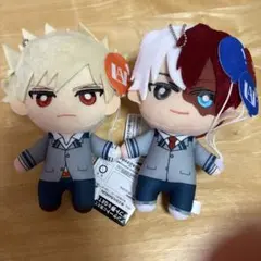 僕のヒーローアカデミア 轟焦凍 ぬいぐるみセット 僕のヒーローアカデミア×ちいかわ めちゃもふぐっとぬいぐるみ