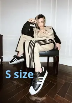 藤井風 着用 adidas ルーズ メッシュ トラックトップ - メルカリ