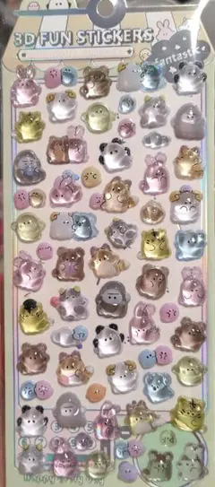 オバケ　ぷっくりシール