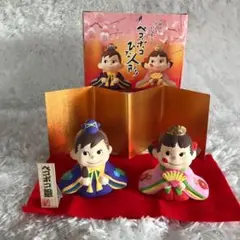 コちゃん&ポコちゃんケース入り雛人形 新品未使用品　ぺこちゃん コちゃん&ポコちゃんケース入り雛人形 新品未使用品 ぺこちゃん 2025年