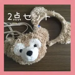 ダッフィー カチューシャ&パススケース コインポーチ 2点セット　ディズニー