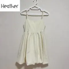 Heather バルーンキャミミニワンピース