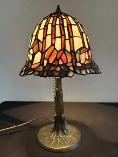 レア】昭和レトロ 陶器製 ランプシェード/ナチュラルな図柄と癒しの