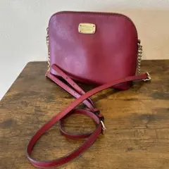 MICHAEL KORS バーガンディ ショルダーバッグ