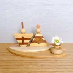 雛人形セット　木製　ひな祭り　ひなまつり　お雛様　ハンドメイド