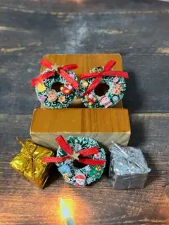 クリスマスリース　ツリーセット27ミニチュア　Xmas 人形　ドールハウス