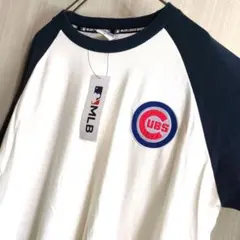 【値下】MLB シカゴカブス 長袖　ラグランスリーブ　TシャツM