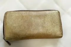 ⭐︎kissora⭐︎キソラ レザー 長財布 ゴールドのサムネイル