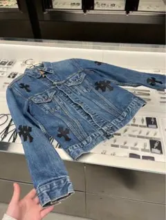 クロムハーツ クロスパッチ付クロスボールボタンデニムジャケットのサムネイル