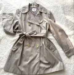 ピンキー&ダイアン　トレンチコート ベージュダブルブレスト　38