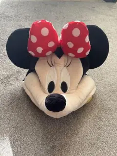 ミニーマウス ぬいぐるみキャップ 被り物 ファンキャップ